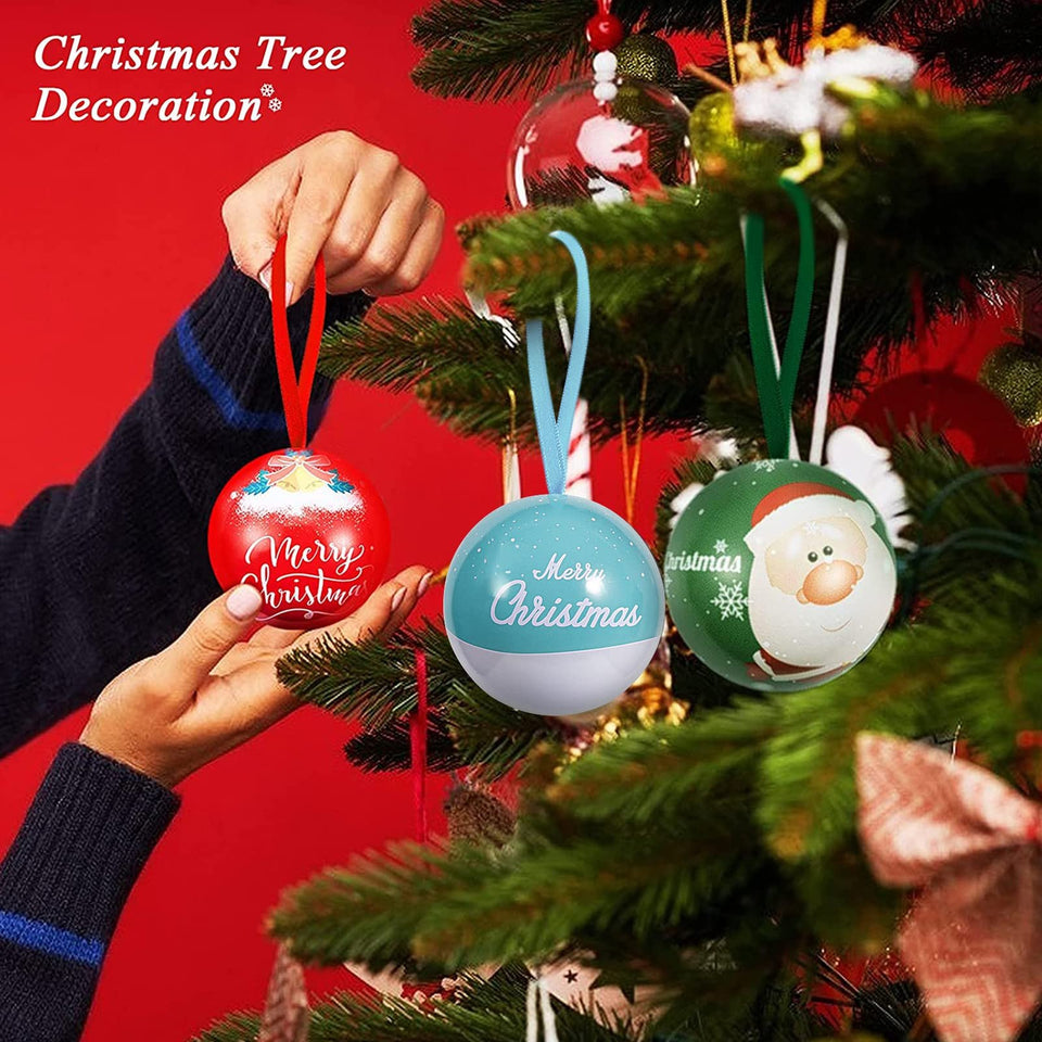 Festive Candy Jar Ball | Tree & Gift Ornament