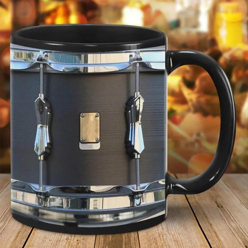 BeatBrew - Black Vintage Drum Mug