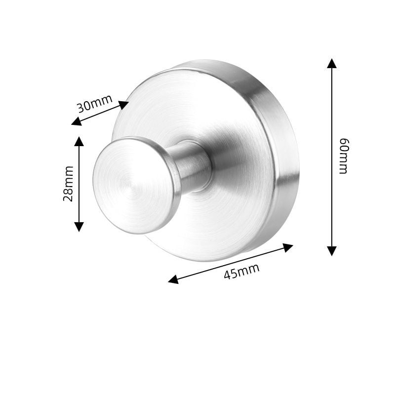 AquaHold | 2 - Pack Suction Cup Shower Hooks