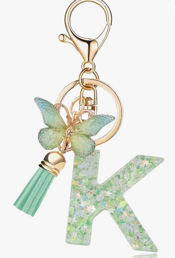 CharmKey – Personalized Initial Letter Keychain