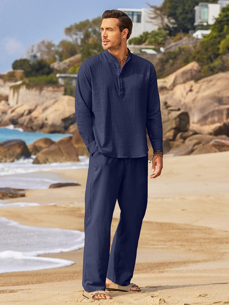 VivaStyle – Comfortable Casual Two-Piece Suit for Men