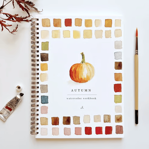 AquaBliss - Beginner Watercolor Learning Book