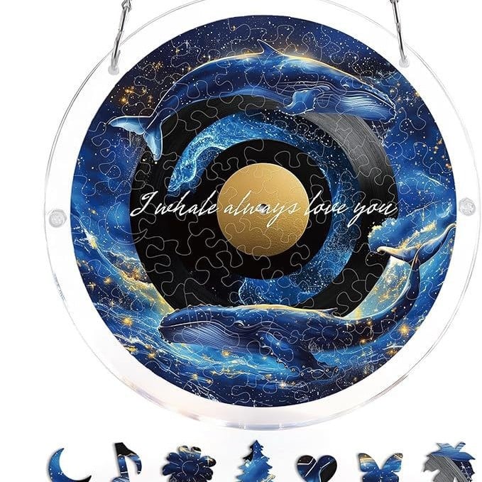 EmeraldFlame –  Acrylic 80 Pcs Suncatcher Puzzle