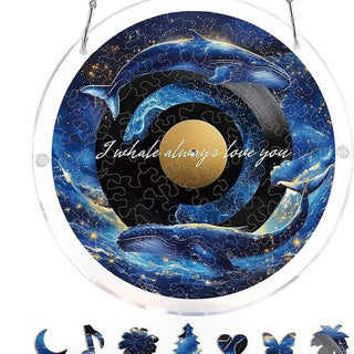 EmeraldFlame –  Acrylic 80 Pcs Suncatcher Puzzle