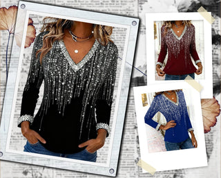 FlowWear - Casual V-Neck Blouse