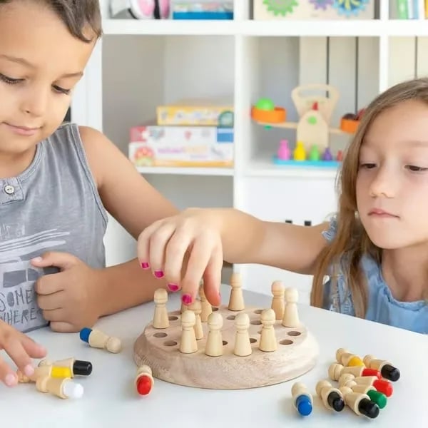 MindMatch – Wooden Memory Match Stick Chess Game