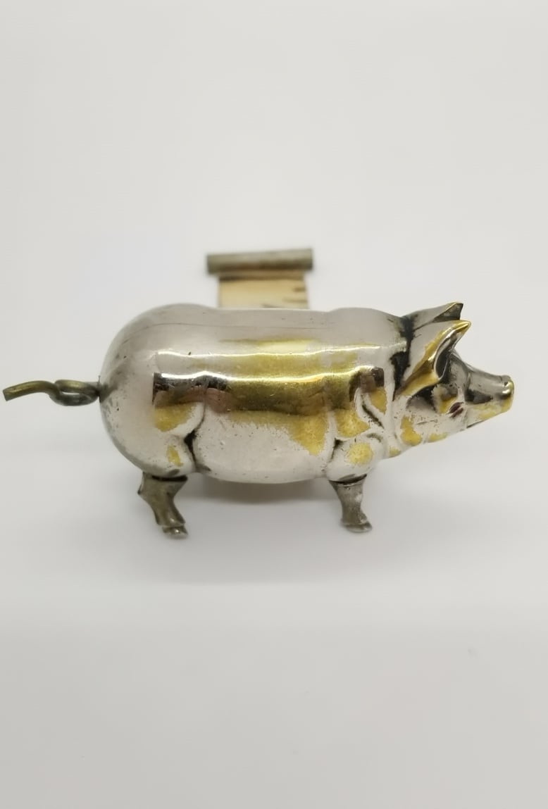 PiggyMeasure – Antique Mini Tape Measure