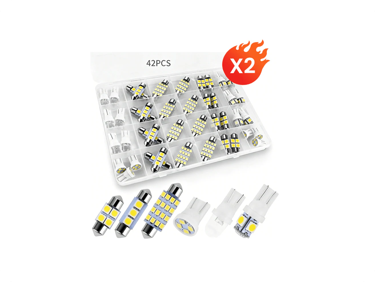 LumiDrive – 42-Piece Super Bright LED Interior Kit