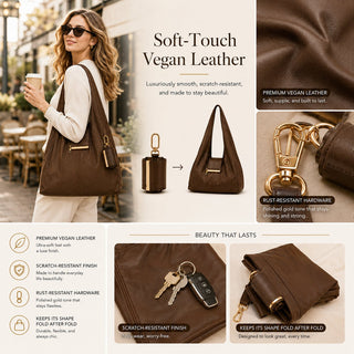 LuxeFold – Stylish 2-in-1 Convertible Carry Bag