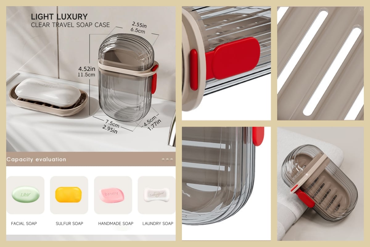 CleanPod – Hygienic Travel Soap Holder