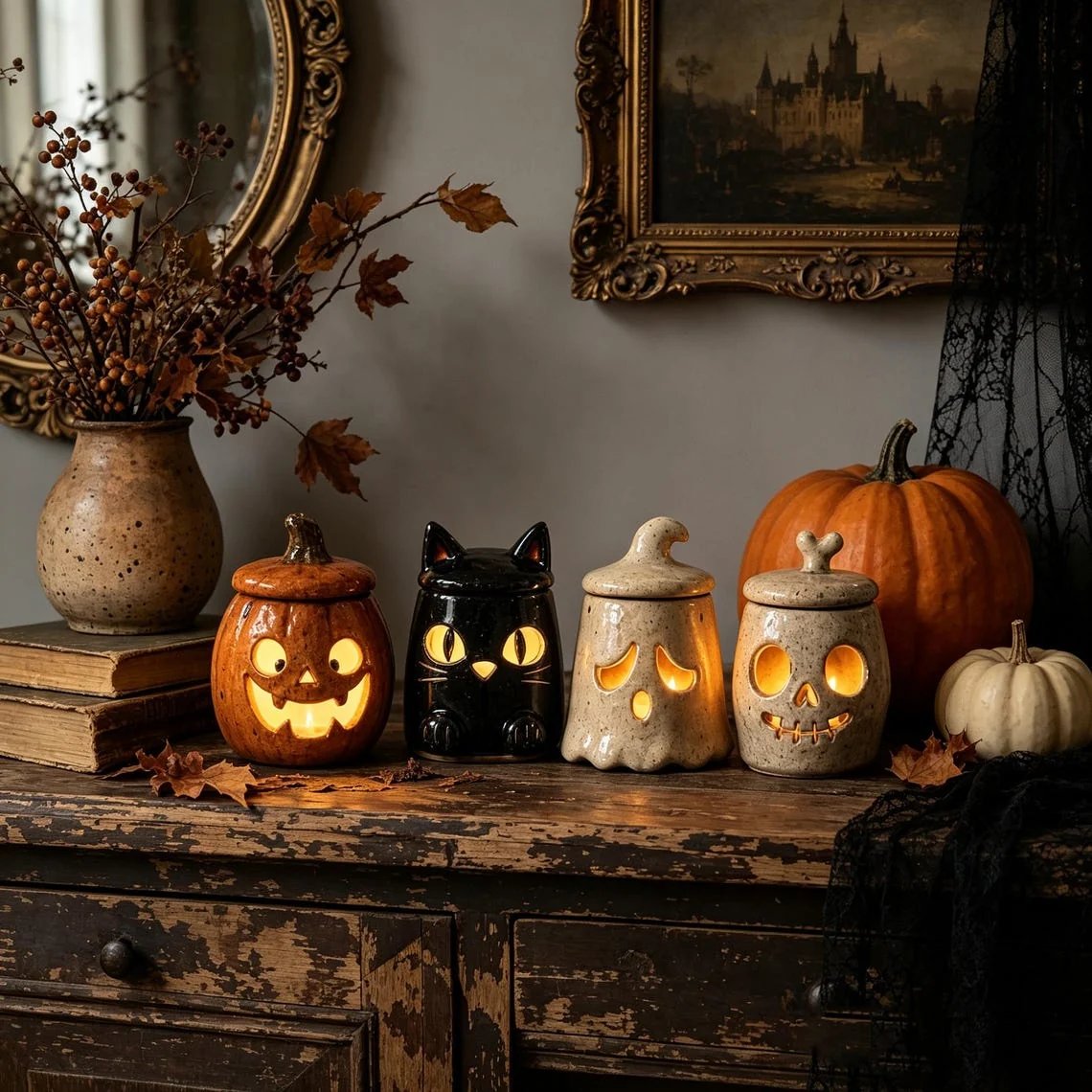 GlowGuard – Handcrafted Artisan Monster Tea Light Holder