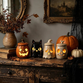 GlowGuard – Handcrafted Artisan Monster Tea Light Holder