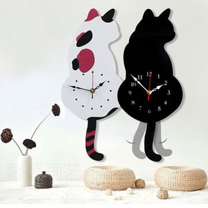 CatWag - Whimsical Wall Clock for Cat Fans