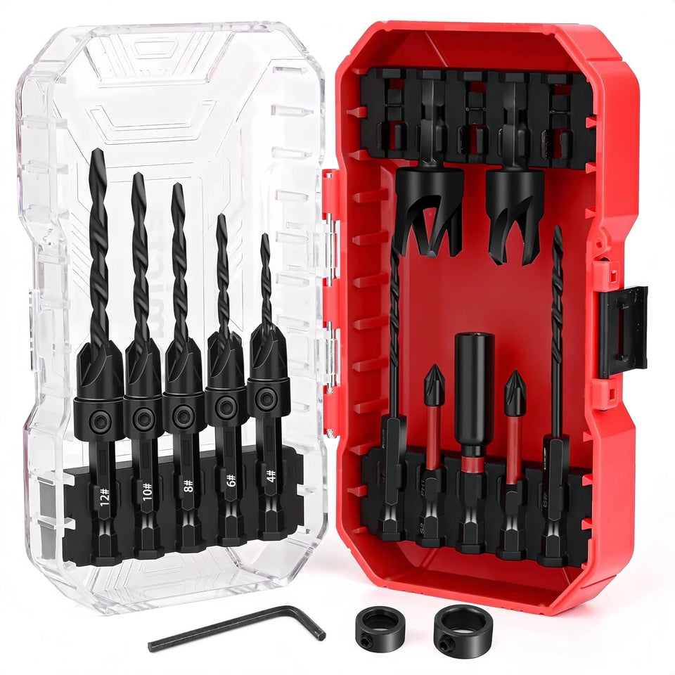 WoodWorks Elite - Complete 15-Piece Countersink Kit