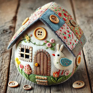 EggNest – Patchwork Felt DIY House Kit