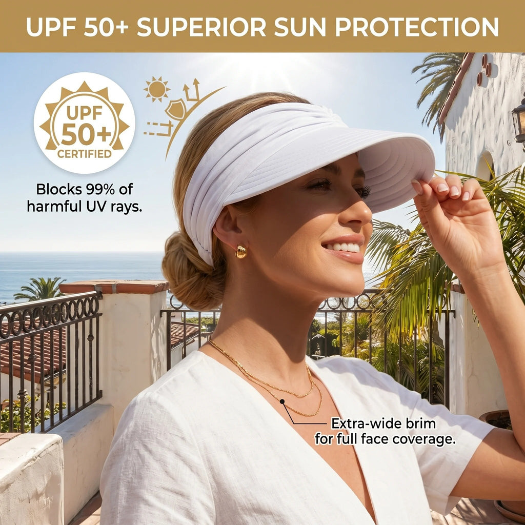 Ponytail Sun Visor Hat