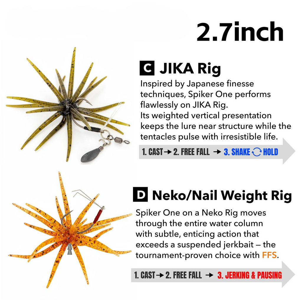 StrikeFlex – Tentacle Finesse Soft Plastic Lure