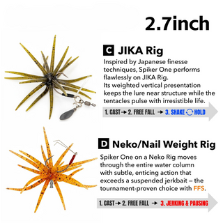 StrikeFlex – Tentacle Finesse Soft Plastic Lure