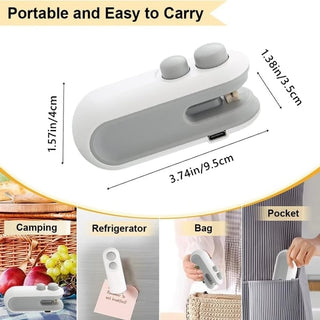 SealMate – Mini Bag Sealer with Cutter & Magnet