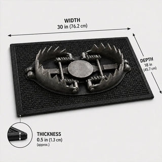 TrapGuard – 3D Bear Trap Illusion Doormat