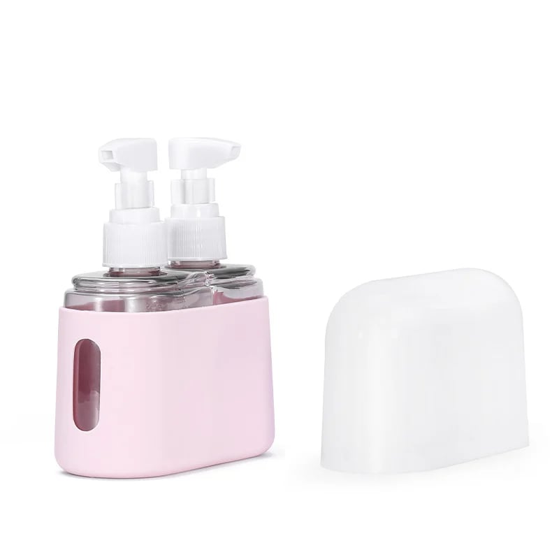 PackEase – Portable Shampoo Dispenser Kit