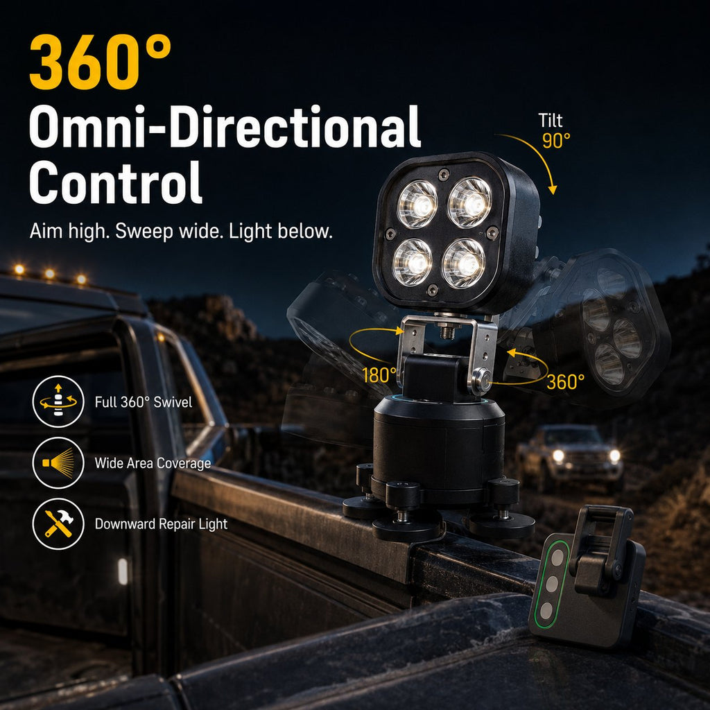 TrailGlow – Omni-Directional Magnetic LED Pod Light