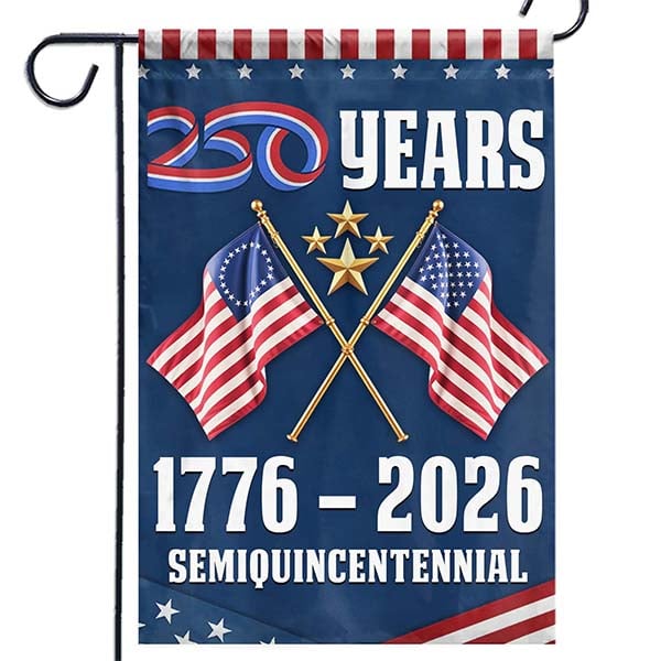 PatriotBanner – 250th Anniversary Garden Flag