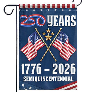 PatriotBanner – 250th Anniversary Garden Flag