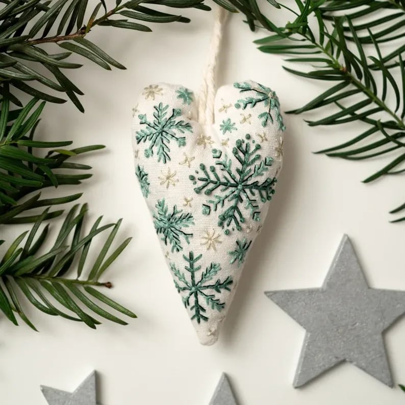 StitchHeart – DIY Embroidered Ornament Kit