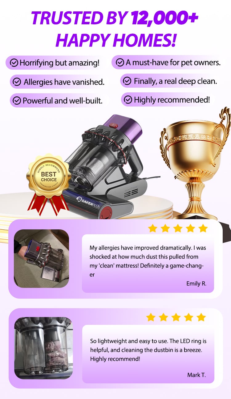 UltraVac - UV Mattress Vacuum – Maximum Suction, Ultimate Clean