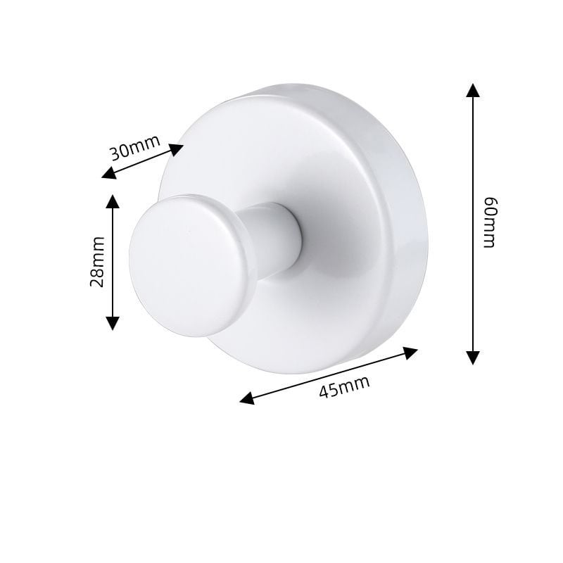 AquaHold | 2 - Pack Suction Cup Shower Hooks
