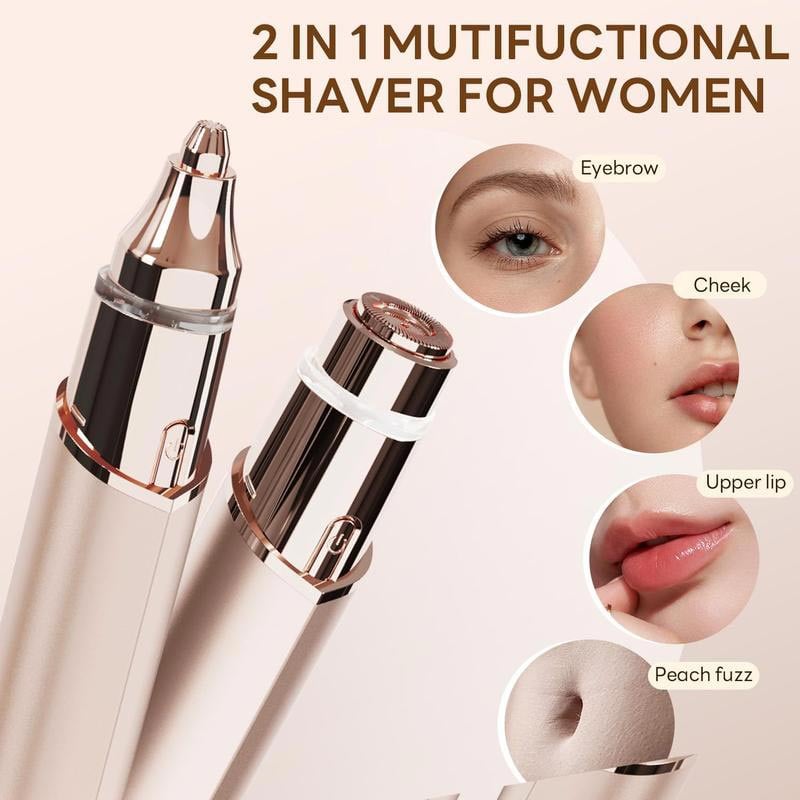 GlowTrim – 2-in-1 Facial Hair Remover
