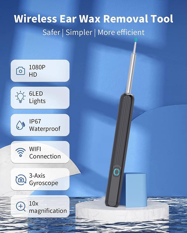 ClearEar - 1080P Ear Wax Camera for Precise Cleaning