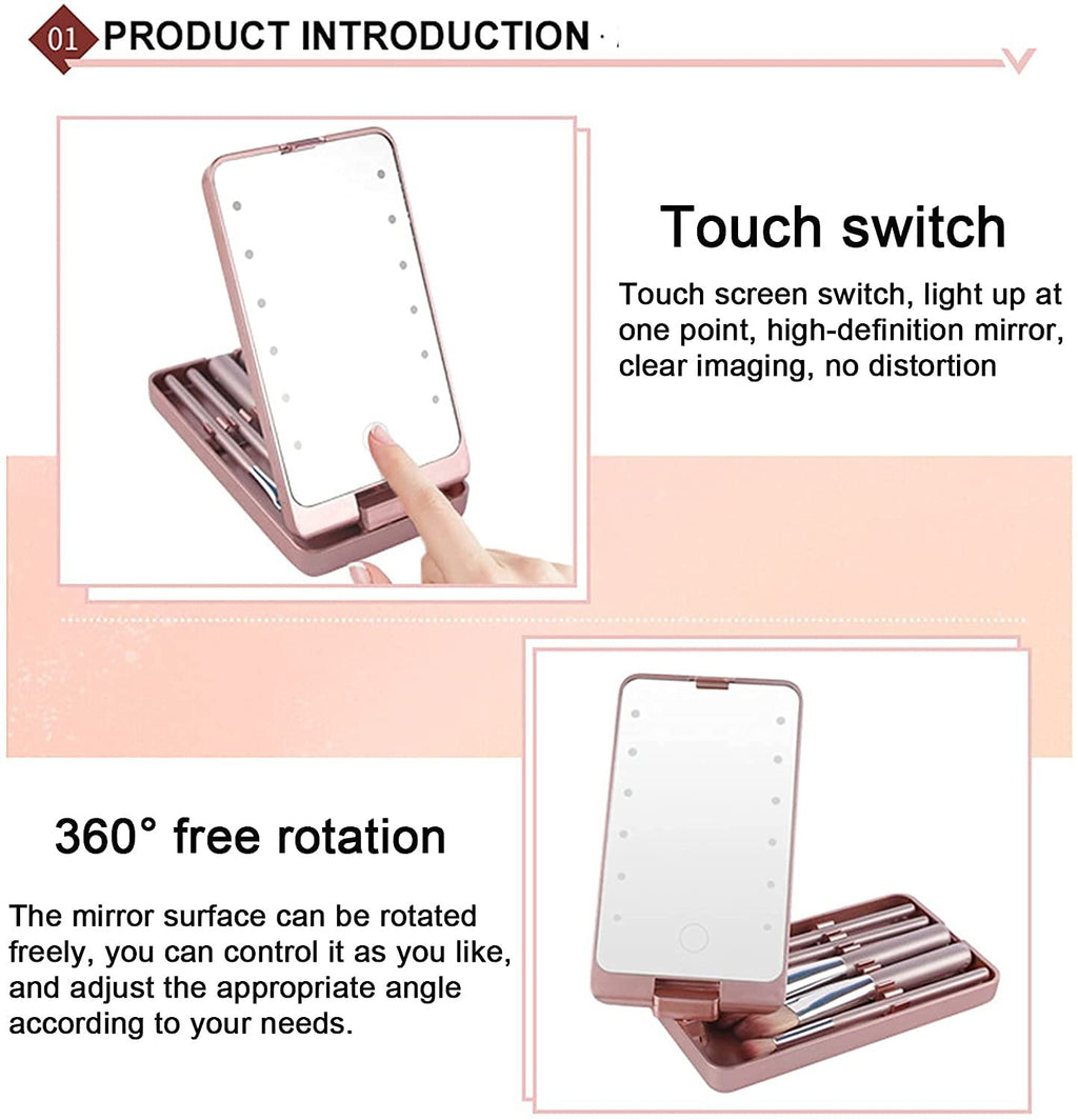 FlickerFlair - LED Brushes for Effortless Travel Glam