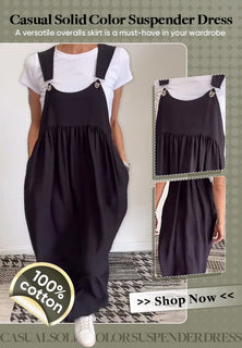 PureStyle - Solid Color Strap Dress