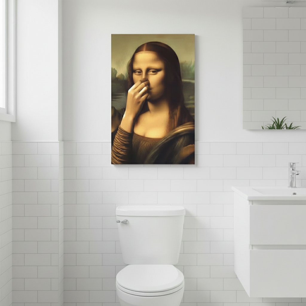 GiggleGallery - Waterproof Bathroom Canvas