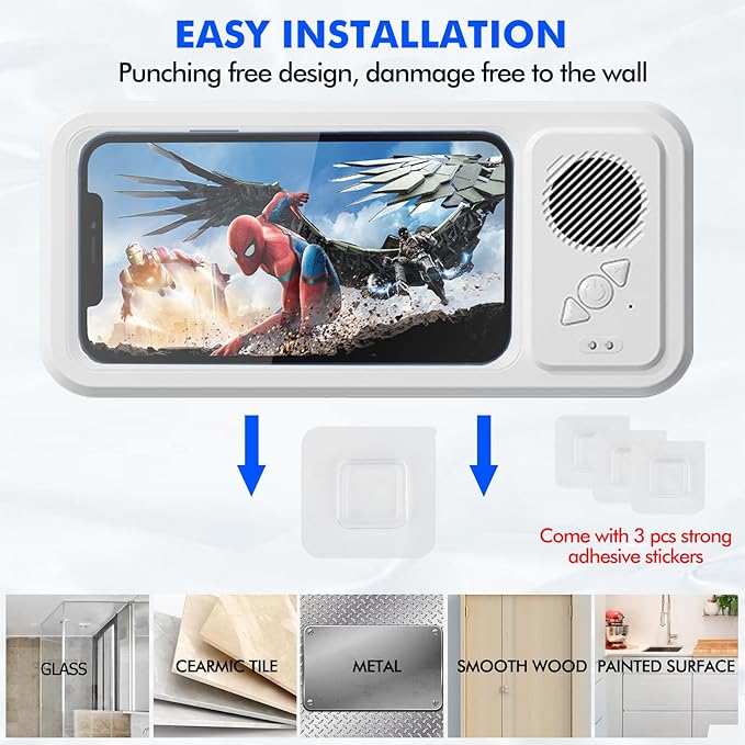 BathBeat - Multi-Angle Shower Entertainment