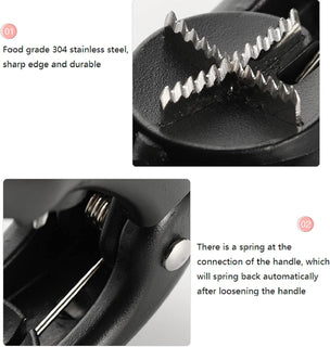 ChestnutEase - Ergonomic Stainless Steel Peeler