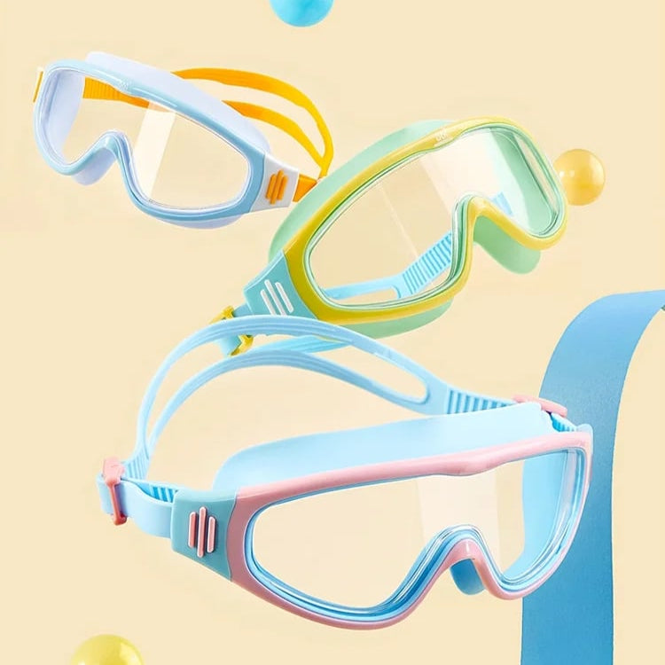 AquaView | Wide-Lens Waterproof Swim Goggles
