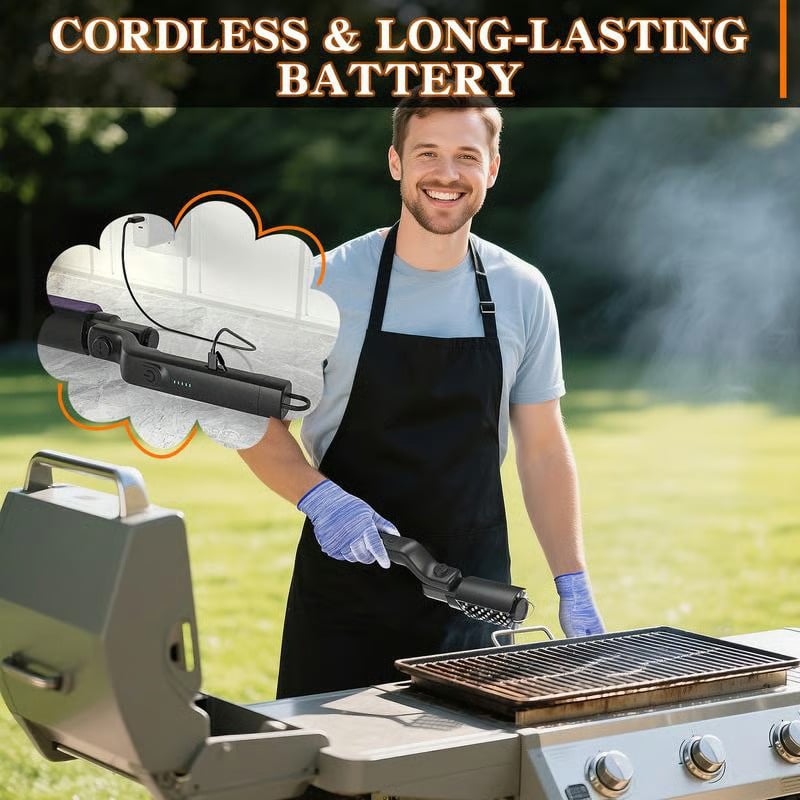 SmokeFree – Electric Cordless Grill Brush