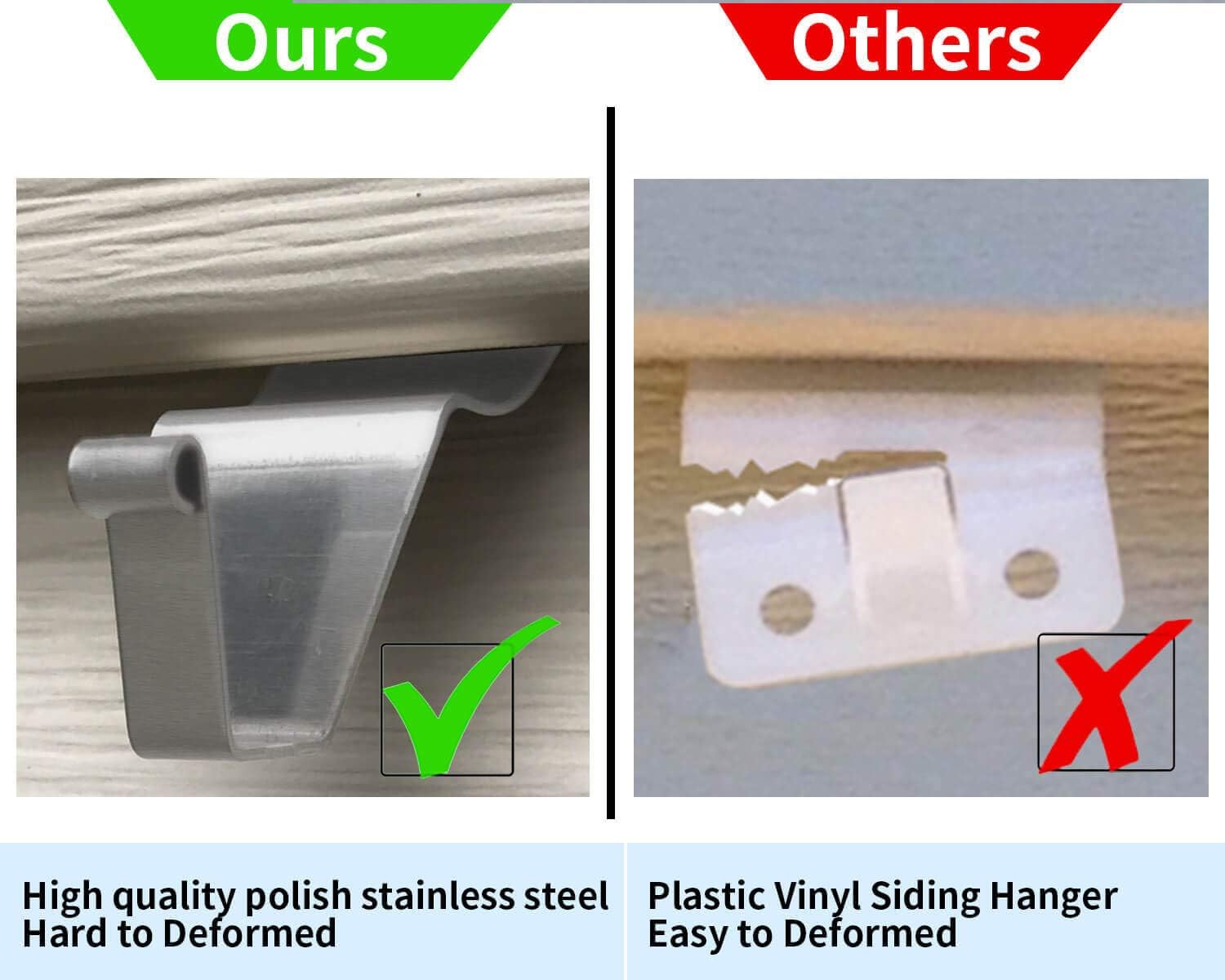 SlideGrip - No-Drill Vinyl Siding Hangers