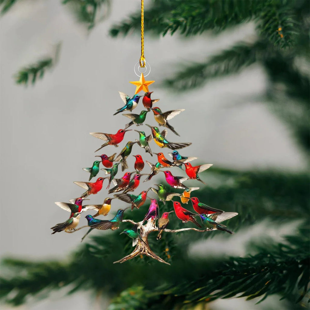 WinterWings - Radiant Hummingbird Ornament for Magical Décor