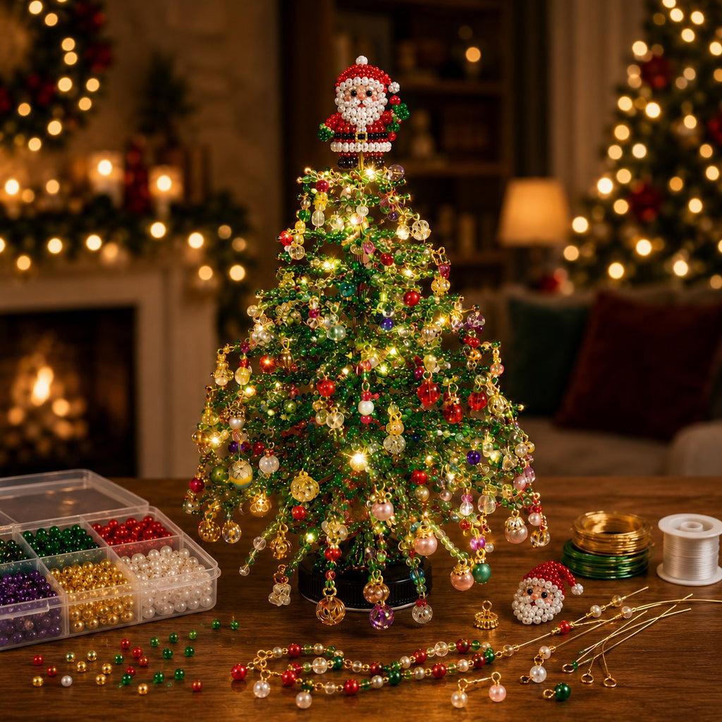 SparkleCraft – Premium DIY Beaded Christmas Tree Kit