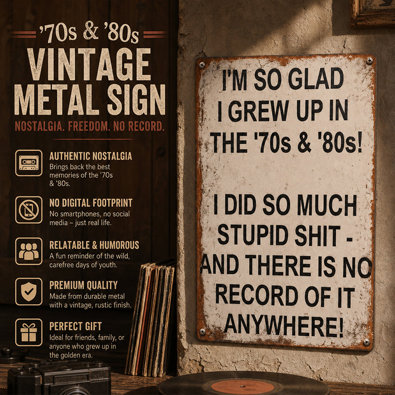 FortunateFinds – Retro Nostalgia Metal Sign