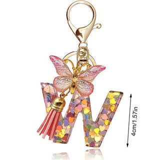 CharmKey – Personalized Initial Letter Keychain