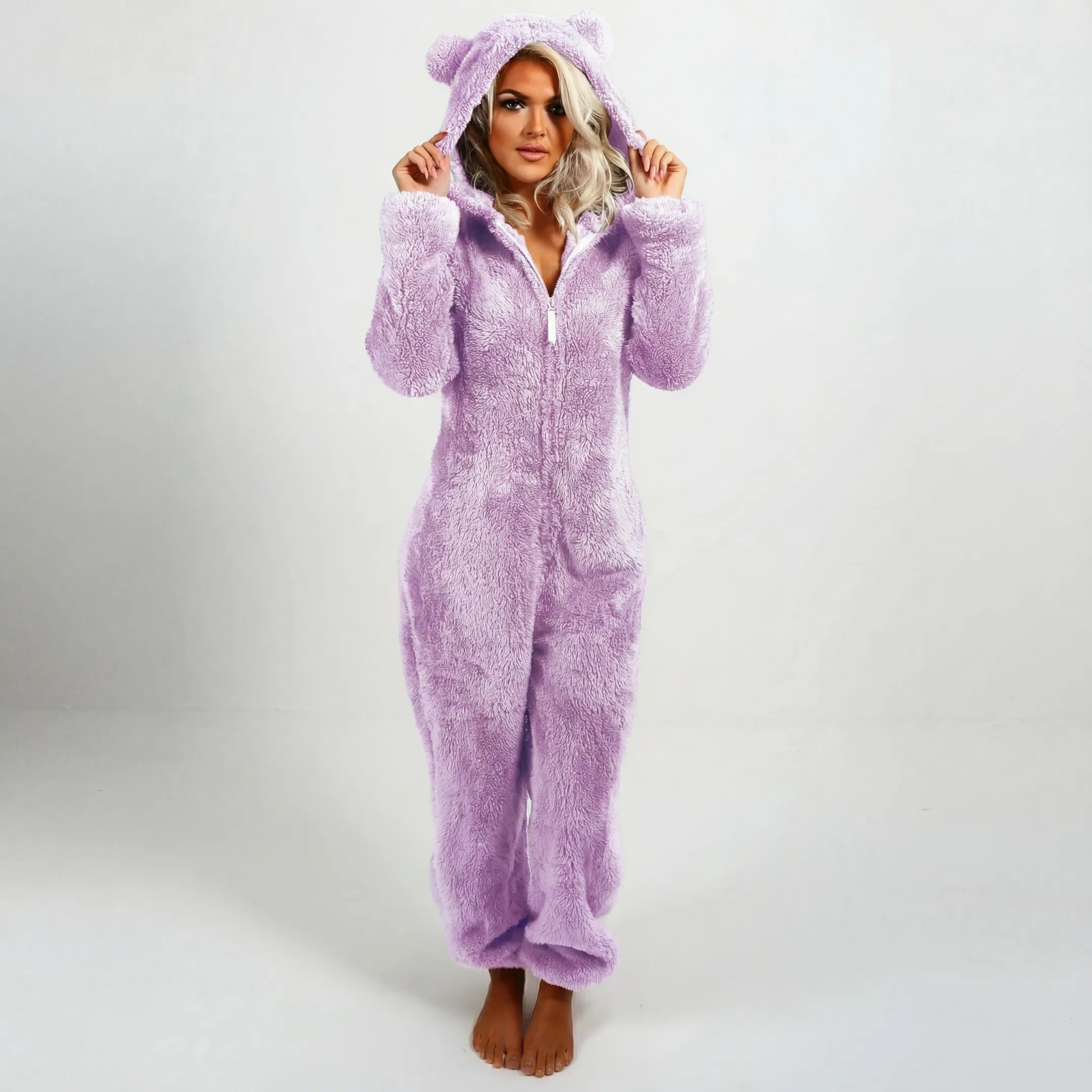 SoftHug – Ultra-Plush Comfort Lounge Jumpsuit