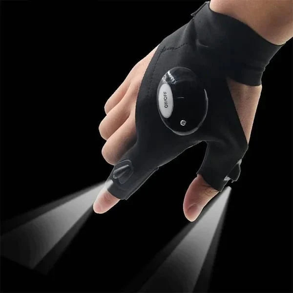GlowGrip - Waterproof LED Flashlight Gloves