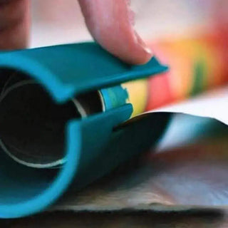 DIY Gift Wrap Paper Roll Cutter marnetic