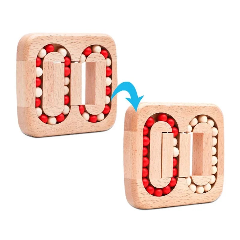 BeanMaze - Wooden Rotating Brain Toy