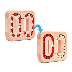 BeanMaze - Wooden Rotating Brain Toy